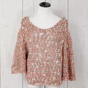 Anthropologie Moth Open Knit Sweater